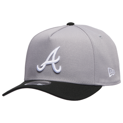 New Era Atlanta Braves  Braves 9forty A-frame Cap In Silver/black/grey