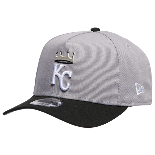 New Era Kansas City Royals  Royals 9forty A-frame Cap In Silver/black/grey
