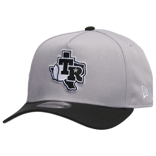 New Era Texas Rangers  Rangers 9forty A-frame Cap In Black/silver/grey