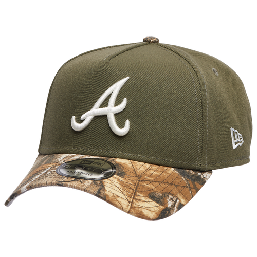 New Era Atlanta Braves  Braves 9forty A-frame Cap In Multi/olive