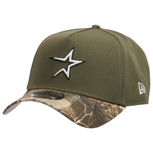 New Era Houston Astros  Astros 9forty A-frame Cap In Olive/multi
