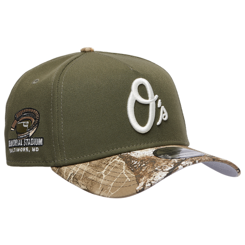 New Era Orioles 9Forty Olive RealTree A-Frame Cap