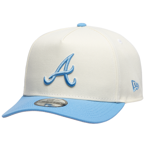 New Era Atlanta Braves  Braves 9forty A-frame Cap In Silver/carolina
