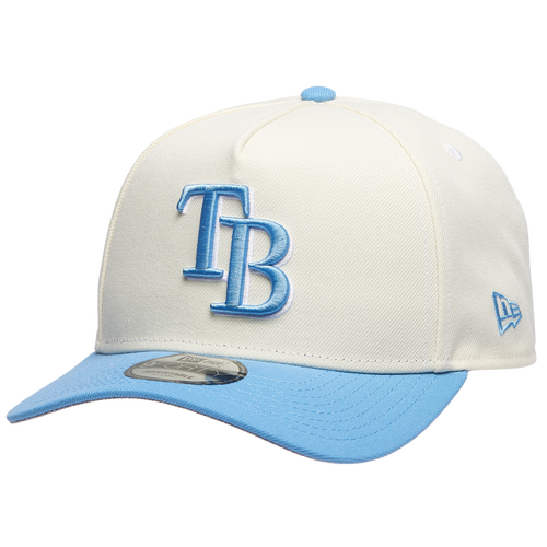 New Era Tampa Bay Rays  Rays 9forty A-frame Cap In Carolina/silver