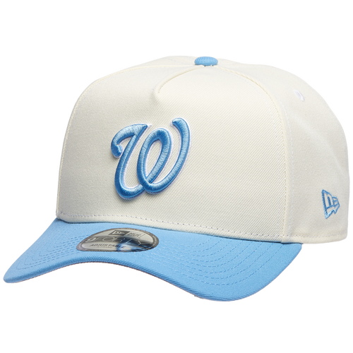 New Era Washington Nationals  Nationals 9forty A-frame Cap In Carolina/silver