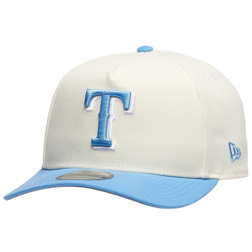 New Era Texas Rangers  Rangers 9forty A-frame Cap In Silver/carolina