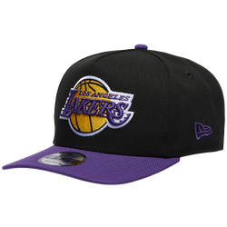 Men's - New Era Lakers 9Fifty A-Frame Curve Cap - Black/Purple