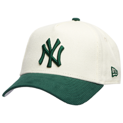 Adult - New Era Yankees 9FORTY Corduroy A-Frame Cap - White/Green