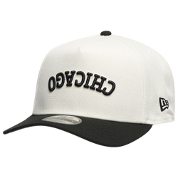 Adult - New Era White Sox Two Toned City Upside Wordmark Cap - Chrome/Black