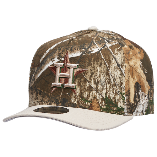 ADULT - New Era Astros 9Fifty AF Curve WS Cap - Multi/Tan