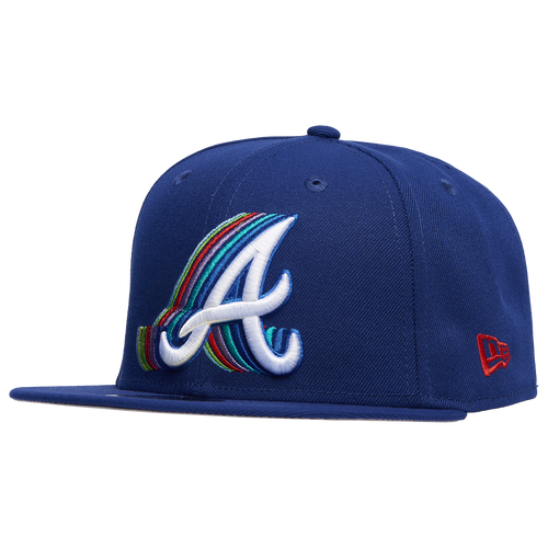  - New Era Braves 59Fifty 21 World Series Cap - Blue/Multi