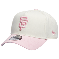 Adult - New Era Giants 9Forty A-Frame Cap - White/Pink/Pink
