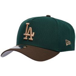 Adult - New Era Dodgers 9Forty A-Frame Cap - Dark Green/Walnut