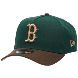Adult - New Era Red Sox 9Forty A-Frame Cap - Dark Green/Walnut