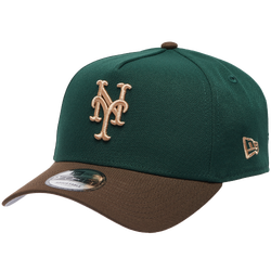 Adult - New Era Mets 9Forty A-Frame Cap - Dark Green/Walnut