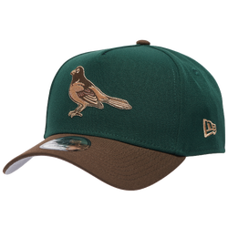 Adult - New Era Orioles 9FORTY A-Frame Cap - Dark Green/Walnut