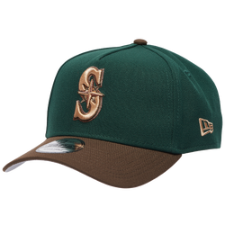 Adult - New Era Mariners 9Forty A-Frame Cap - Dark Green/Walnut