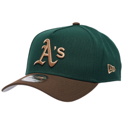 Men's - New Era Athletics 9FORTY A-Frame Cap - Dark Green/Walnut