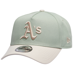 Men's - New Era Athletics 9FORTY A-Frame Cap - Sage/Grey