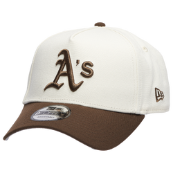 Men's - New Era Athletics 9FORTY A-Frame Cap - White/Walnut