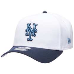 Adult - New Era Mets 9Forty A-Frame Cap - White/Navy/Blue