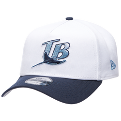 Adult - New Era Rays 9Forty A-Frame Cap - White/Navy/Blue