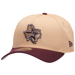 Adult - New Era Astros 9Forty A-Frame Cap - Tan/Maroon/Maroon