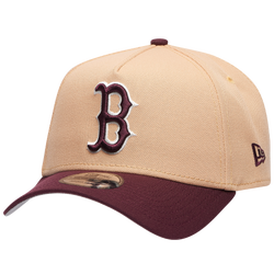 Adult - New Era Red Sox 9Forty A-Frame Cap - Tan/Maroon/Maroon