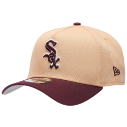 Adult - New Era White Sox 9Forty A-Frame Cap - Tan/Maroon/Maroon