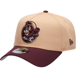 Adult - New Era Cubs 9Forty A-Frame Cap - Tan/Maroon/Maroon