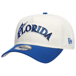 Men's - New Era Marlins 940 A Frame Cap - Light Royal/Chrome