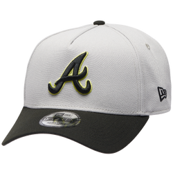 Adult - New Era Braves 9Forty Neon Cap - Grey/Black/Green