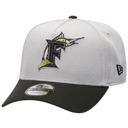 Adult - New Era Marlins 9Forty Neon Cap - Grey/Green/Black