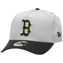 Adult - New Era Red Sox 9Forty Neon Cap - Grey/Black/Green