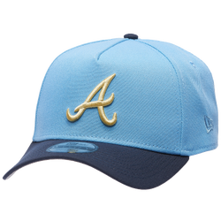 Adult - New Era Braves 9Forty A-Frame Cap - Blue/Navy/Gold