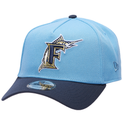 Adult - New Era Marlins 9Forty A-Frame Cap - Blue/Navy/Gold
