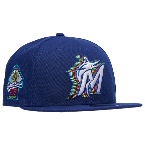 New Era Marlins 59Fifty 25th Anniversary WS Cap | Foot Locker