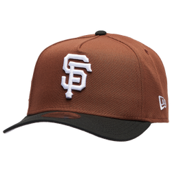 Adult - New Era Giants 9FORTY A-Frame Cap - Brown/Black/White