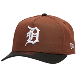 Adult - New Era Tigers 9FORTY A-Frame Cap - Brown/Black/White