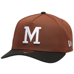 Adult - New Era Brewers 9FORTY A-Frame Cap - Brown/White/Black
