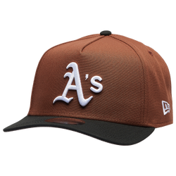 Adult - New Era Athletics 9FORTY A-Frame Cap - Brown/White/Black