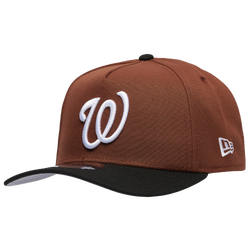 Adult - New Era Nationals 9FORTY A-Frame Cap - Black/Brown/White