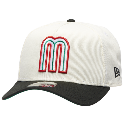 New Era Womens Mexico 9Forty A-Frame Flag Cap - Adult - Black / White