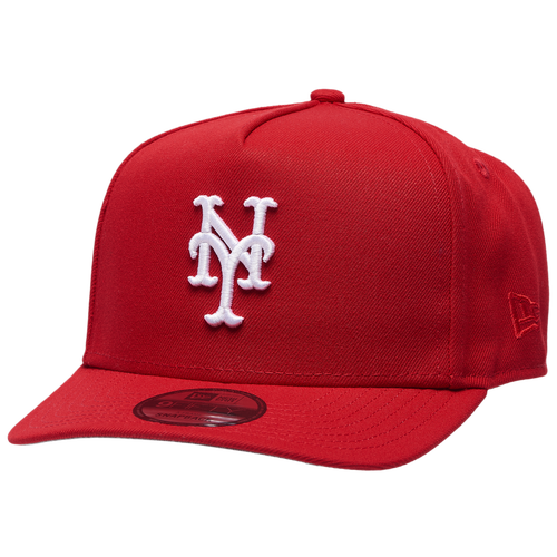 MENS - New Era Mets 950 A Frame 50th Anniversary Curved Cap - Scarlet