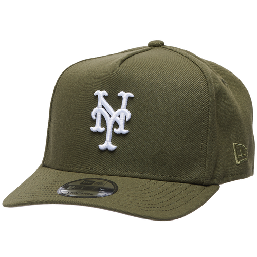 MENS - New Era Mets 950 A Frame 25th Anniversary Curved Cap - New Olive