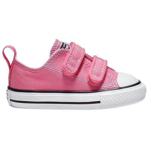 

Girls Converse Converse All Star Low Top - Girls' Toddler Shoe Pink/White Size 04.0