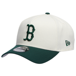 Adult - New Era Red Sox 9Forty A-Frame Cap - White/Dark Green