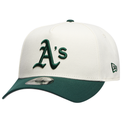 Men's - New Era Athletics 9FORTY A-Frame Cap - White/Dark Green