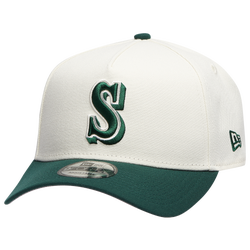 Adult - New Era Mariners 9Forty A-Frame Cap - White/Dark Green