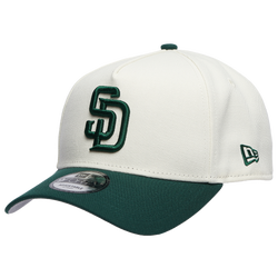 Adult - New Era Padres 9Forty A-Frame Cap - Dark Green/White
